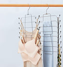 Tank Top Hangers Metal Folding Space Saving Hangers Closet Organizer for Tank Tops