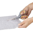 8" Soft Grip Titanium Bonded Scissors For Office & Home, Gray/Yellow, 2-Pack