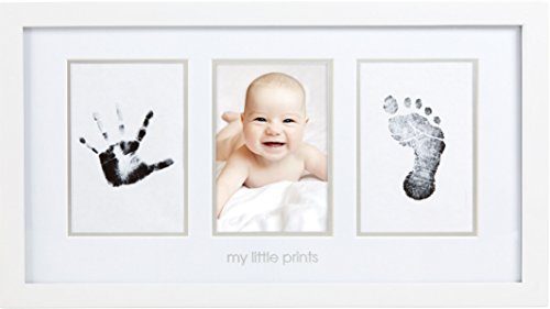 Babyprints Newborn Handprint and Footprint Photo Frame with Clean-Touch Ink Pad
