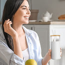 20oz Glass Tumbler Straw Silicone Protective Sleeve Bamboo Lid - BPA Free