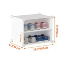 Shoe Rack, 6 Tier Shoe Storage Cabinet 24 Pair Plastic Shoe Shelves Organizer
