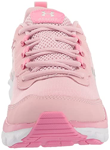 Girls' Grade School Assert 9 Sneaker, (601) Prime Pink/Flamingo/Metallic Silver, 6.5