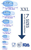 Silicone Stretch Lids 14 Pack Include 2Pcs XXL Size up to 9.8'' Diameter, Reusable