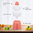 Electric Citrus Juicer, Orange Juicer with Lockable Pour Spout , All-Copper Motor