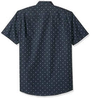 Men's Regular-Fit Short-Sleeve Print Shirt, Anchor, Medium