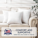 Premium Outdoor Pillow Inserts - Water Resistant Decorative Throw Pillows