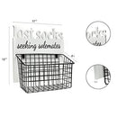 Rustic Wooden Laundry Sign Wall Decor Gifts For Women - 11x12x6inches-white