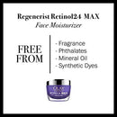 Olay Regenerist Retinol 24 Max Moisturizer, Retinol 24 Max Night Face Cream, Oz + Whip Face Moisturizer Travel/Trial Size Gift Set .7 Ounce Fragrance free