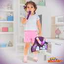 L P Kids Karaoke Machine with 2 Microphones and Adjustable Stand
