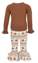 Unique Baby Girls 2 Piece Little Miss Gobble Turkey Thanksgiving Outfit (5)