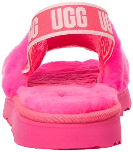 Disco Slide Slipper, Taffy Pink, 6 Big Kid