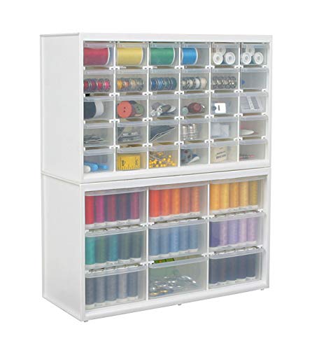 ArtBin 0365498 Store-in-Drawer Cabinet-14.375in x 6in x 8.675in, 9, White