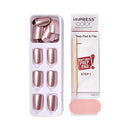 Press-On Manicure, Gel Nail Kit, Short Length, “Champagne Pink”, Polish-Free Solid Color