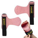 Weightlifting Wrist Straps with Cushion Wrist Loop,Leather Weight Lifting Wrist Straps