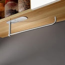 Paper Towel Holder Under Cabinet Mount - Self Adhesive Paper Towel Rack or Wall Mounted