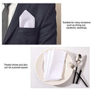 Men's Handkerchiefs 18 Pack 100% White Cotton Solid White Hankie