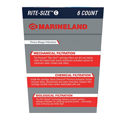 Marineland Rite-Size Cartridge C, 6-Pack