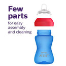 Philips Avent My Grippy Spout Cup, 10 Ounce, 2 Pack, Blue/Green, SCF801/21