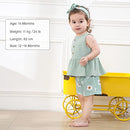 Toddler girl clothes baby girl outfits Summer Sleeveless Top + Short Pants Set toddler clothes for girls