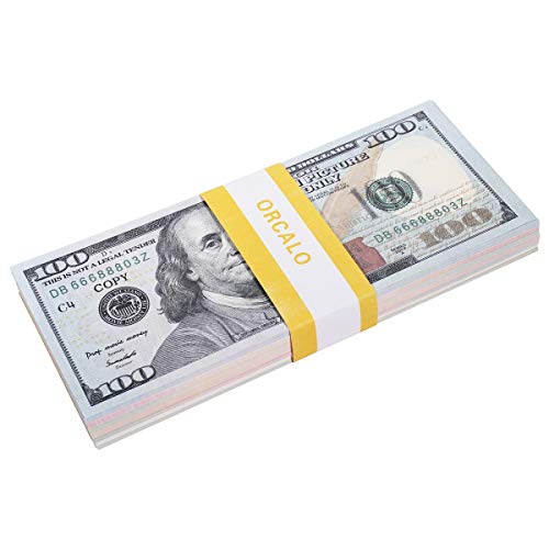 RUVINCE Play Money That Looks Real Prop Money Dollar $3,760 Fake Dollar Bills USD