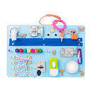 Montessori busyboard Busy Board- Sensory Board - Study Board -Wood Board