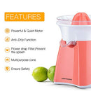 Electric Citrus Juicer, Orange Juicer with Lockable Pour Spout , All-Copper Motor