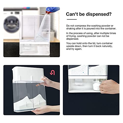 Laundry Detergent Dispenser, Wall-Mounted Detergent Dispenser for Laundry Room