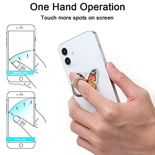 3 Pack Cell Phone Ring Holder, 360° Rotation Universal Stylish Finger Kickstand