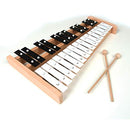 Professional Wooden Soprano Full Size Glockenspiel Xylophone with 27 Metal Keys