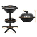 Giantex 1350W Electric BBQ Grill Non-Stick w/ 4 Temperature Setting Outdoor Garden Patio Camping