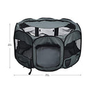 Amazon Basics Portable Soft Pet Dog Travel Playpen, Large (45 x 45 x 24 Inches)
