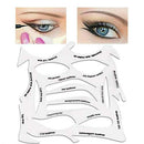 Make-Up Stencils,eyeliner, eyebrows, eye shadow. A makeup tool with a variety shapes