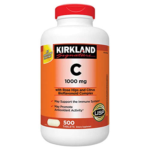 Kirkland Signature Vitamin C, 1000mg, 500 Tabs