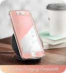 i-Blason Cosmo Glitter Clear Bumper Case for iPhone 8 Plus/iPhone 7 Plus, Marble