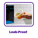 Plastic Deli Food Storage Containers with Airtight Lids [12 oz. - 48 Sets]