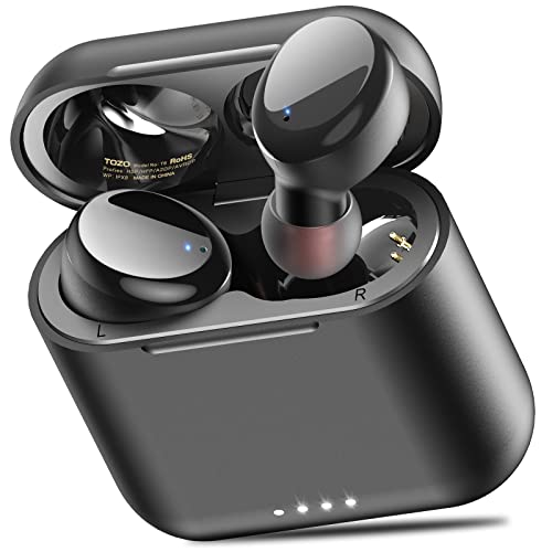 True Wireless Earbuds Bluetooth Headphones Touch Control with Wireless Charging Case