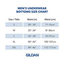 Large Black Men's Covered Waistband Boxer Briefs Multipack (5-Pack)