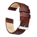 Christmas Stocking Stuffers 22mm Classic Genuine Leather Watch Band Quick Release