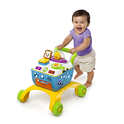 4-in-1 Shop ‘n Cook Walker Shopping Cart Push Toy, Ages 6 months +