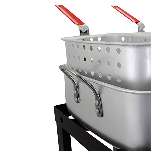 Chard TBAPF-18 Dual Fryer Basket Cooker 18qt