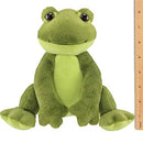Bearington Ribbity Plush Stuffed Animal Frog, 8.5 Inches
