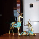 Good Luck Deer Decor, Deer Figurine Home Decor, Deer Statues Decorations for Home
