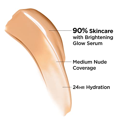 Cc+ Nude Glow Lightweight Foundation + Glow Serum With Spf 40 - With Niacinamide