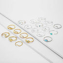 Boho Retro Stackable Rings Sets for Teens Girls Women