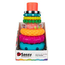 Stacking Ring STEM Learning Toy, Age 6+ Months, Multi, 9 Piece Set
