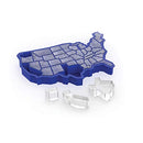Free Silicone Ice Cube Tray, USA Ice Mold, Novelty Ice July 4th Party Supplies