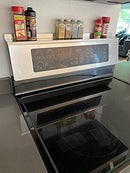 Stove Top Shelf & Spice Rack - Kitchen Shelf - Food Grade Stainless Steel