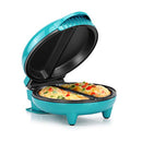 Non-Stick Omelet & Frittata Maker, Teal/Stainless Steel - Makes 2 Individual Portions