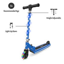 Jupiter Kick Scooter (Blue) - Portable Kids Scooter