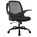 Desk Chair with Adjustable Height, Swivel Computer Rolling Task Chair with Flip-up Arms